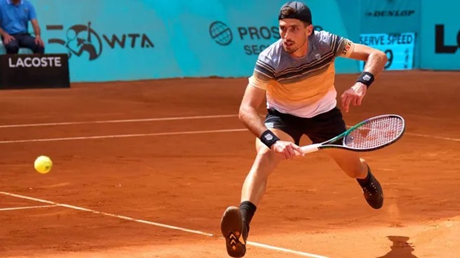 Tenis: Al cordobés Pedro Cachin se le escapó un partidazo de las manos y ya no hay argentinos en el Masters 1000 del Madrid Open