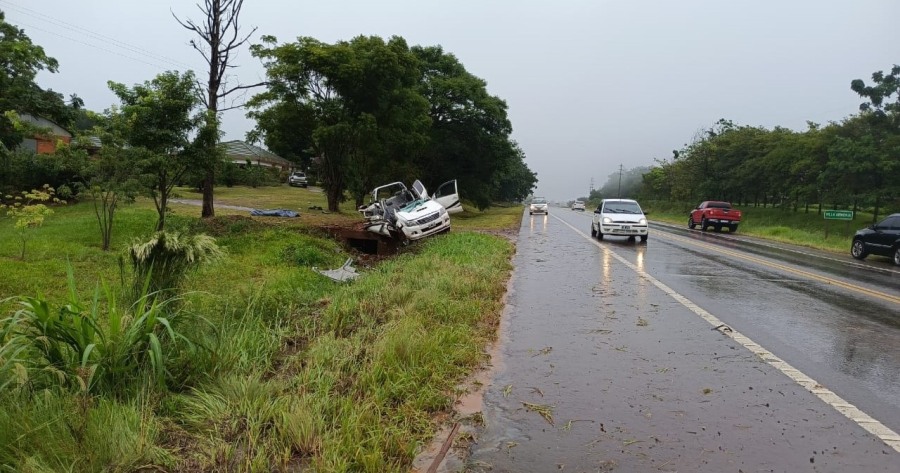 Misiones: Un siniestro vial sobre de la Ruta Nacional N° 14, en Villa Armonía de la localidad de Guaraní, dejó como saldo un fallecido y cinco heridos