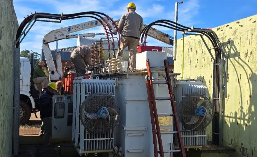 Optimizan subestación para asegurar la tensión adecuada en amplia zona de la ciudad de Posadas