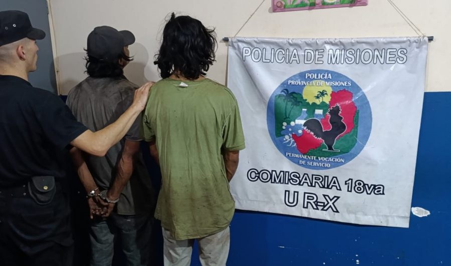Posadas: Atraparon a dos individuos sustrayendo cables del alumbrado público