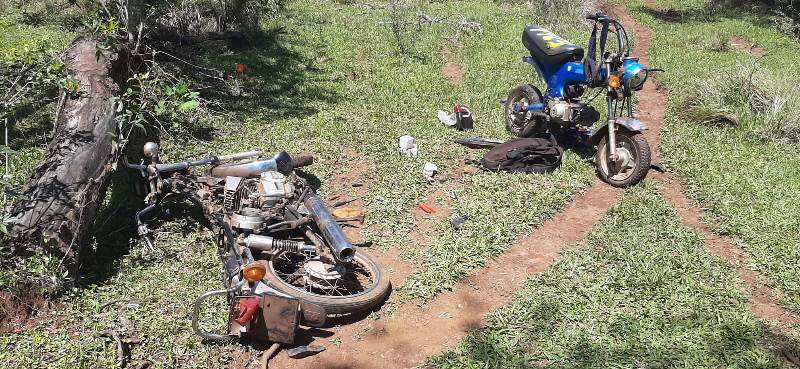 Concepción de la Sierra: Se secuestraron tres motocicletas que estaban siendo desmanteladas