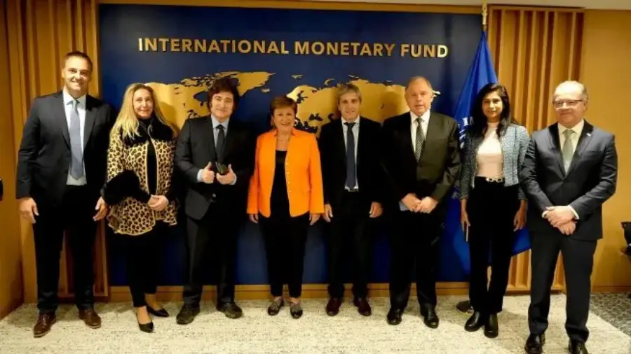 En Washington: El Presidente Javier Milei se reunió con la titular del Fondo Monetario Internacional Kristalina Georgieva para avanzar en el nuevo acuerdo con el organismo
