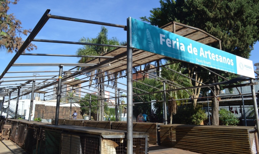 Posadas: Refacciones en el Paseo Bossetti, con el objetivo de mejorar las condiciones del lugar y garantizar un espacio seguro y agradable para los visitantes