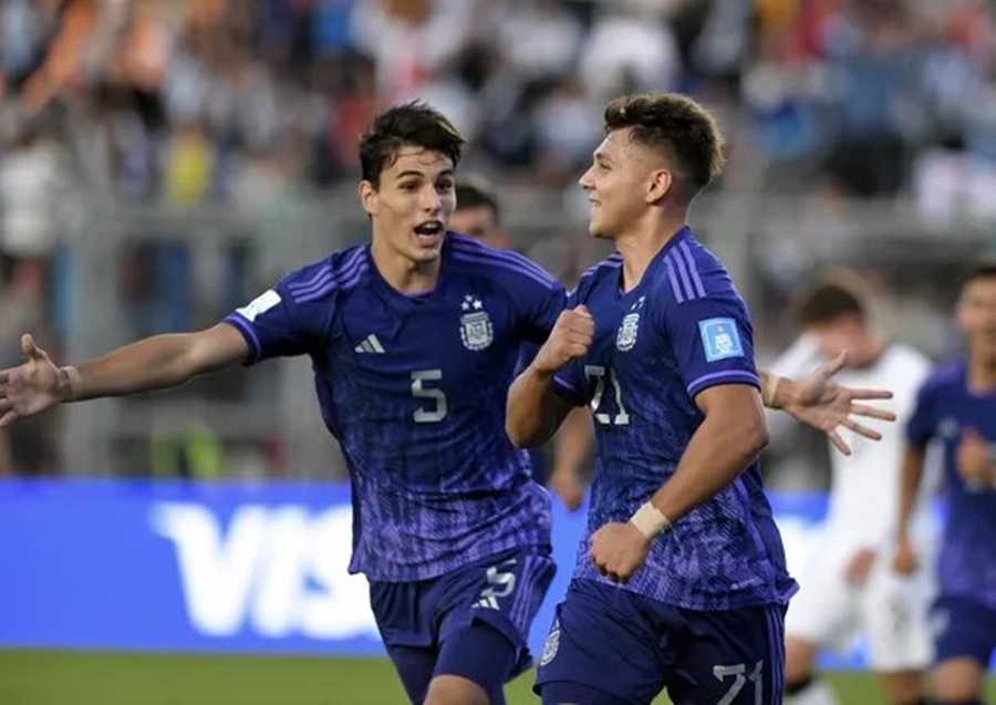 Mundial Sub-20: Argentina goleó a Nueva Zelanda y se quedó con el primer lugar del grupo