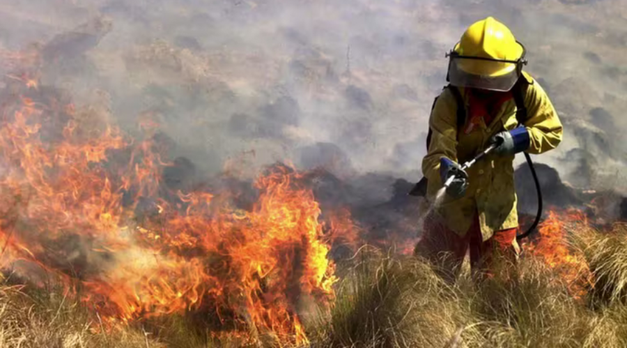En Córdoba, por el viento norte y el calor anticipan que hay riesgo extremo de incendios forestales