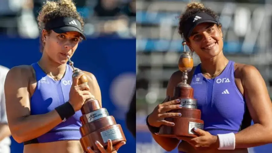 Tenis: La egipcia Mayar Sherif es la campeona del WTA Argentina Open, derrotó por 6-3, 4-6 y 6-4 a la polaca Katarzyna Kawa