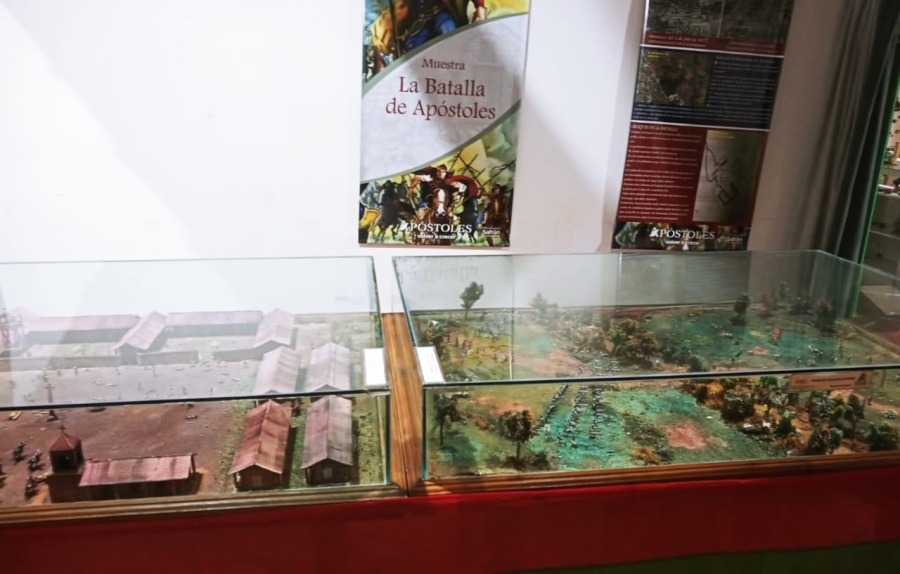 Hasta el 31 de Julio en la Casa del Mate estará vigente la Exposición Histórica de la Batalla de Apóstoles