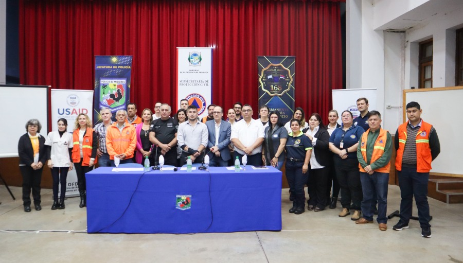 Capacitación de "Sistema de Comando de Incidentes", dirigido a Fuerzas de Seguridad y Salud