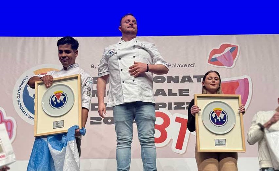Argentina sube al podio por primera vez en su historia, en el 31° Campeonato Mundial de la Pizza celebrado en Parma, Italia