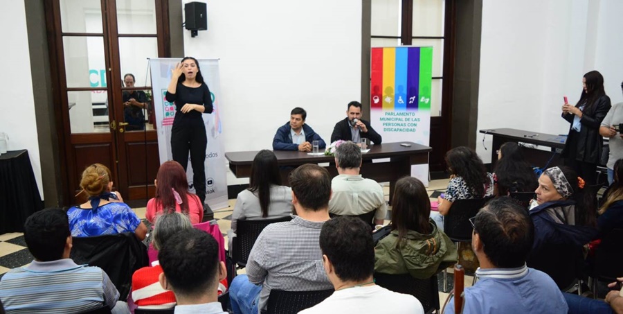 HCD de Posadas: Presentaron a los integrantes del Parlamento Municipal de las personas con Discapacidad 2023
