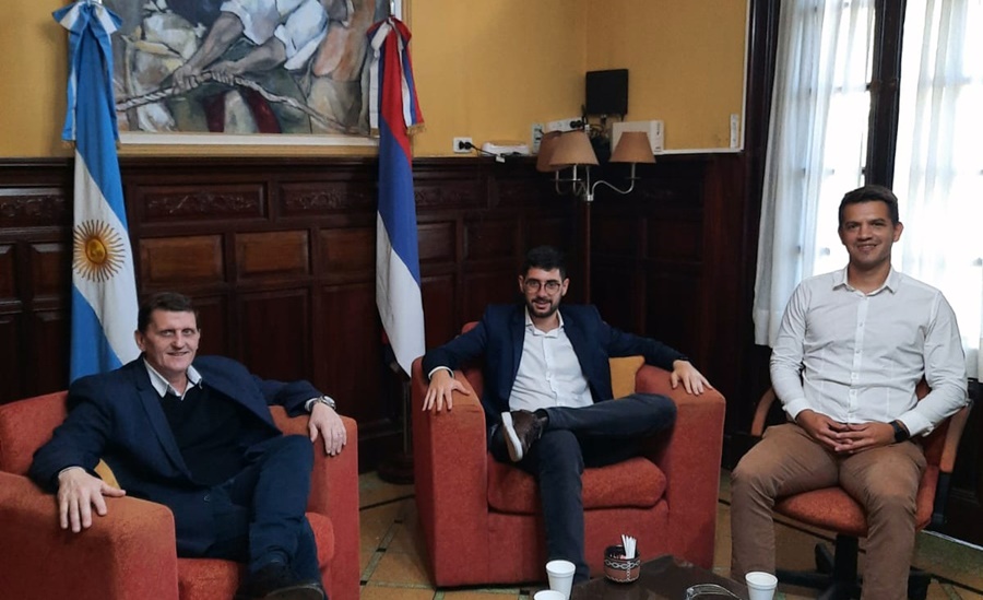 El Ministro Adolfo Safrán se renunió con Martín Alfie, Jefe del Área de Desarrollo Federal del Consejo Federal de Inversiones