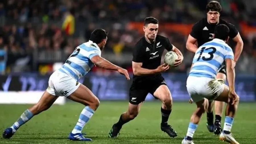 Los All Blacks le ganaron a los Pumas por 41-12 en el Rugby Championship, al inicio de la temporada internacional