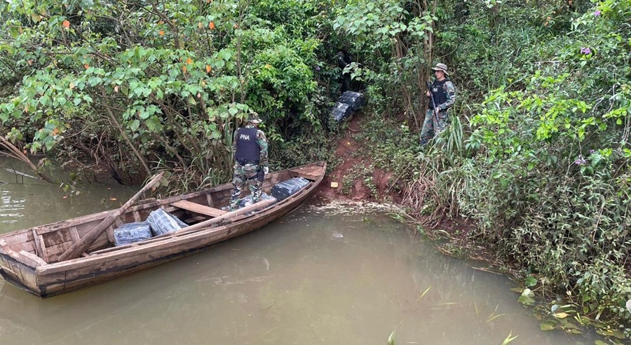 Misiones: Prefectura Naval Argentina secuestró más de 200 kilos de marihuana, en zona fronteriza del Río Paraná