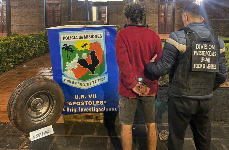 Apóstoles: Atraparon a un “robaruedas” y recuperaron lo sustraído
