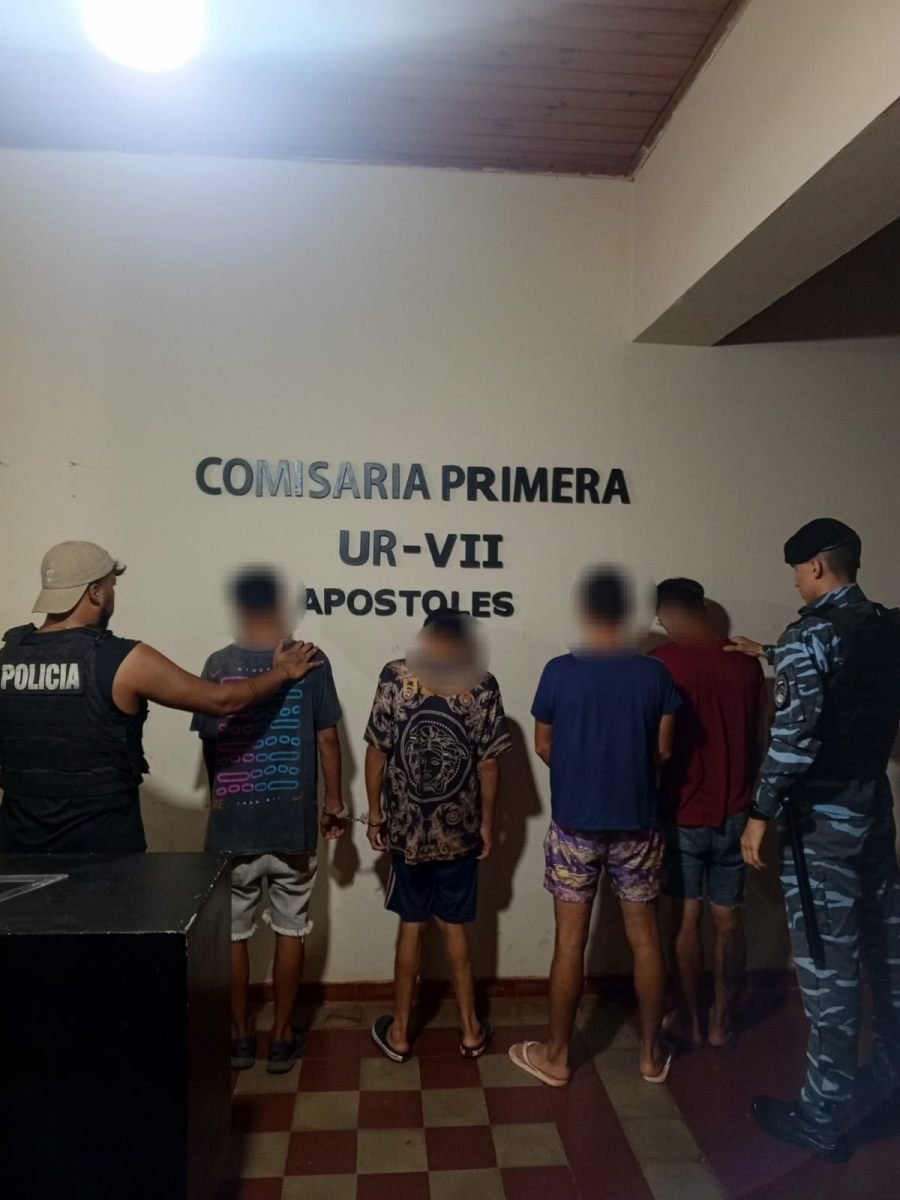 Apóstoles: Dos individuos fueron detenidos y dos menores quedaron demorados por robar a una Fundación en el Barrio Juan Pablo II