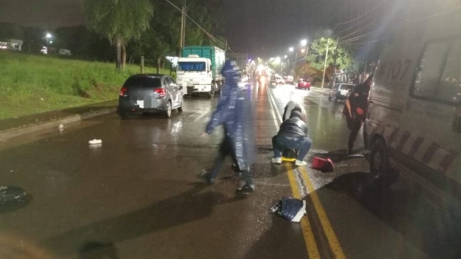 Posadas: Siniestro vial sobre la Avenida 147 dejó un joven de 19 años lesionado