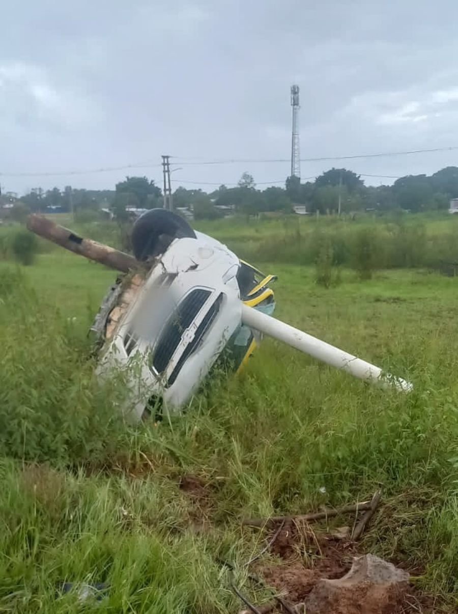 Garupá: Despiste de automóvil deja dos personas lesionadas, ocurrido sobre la Colectora del Acceso Sur