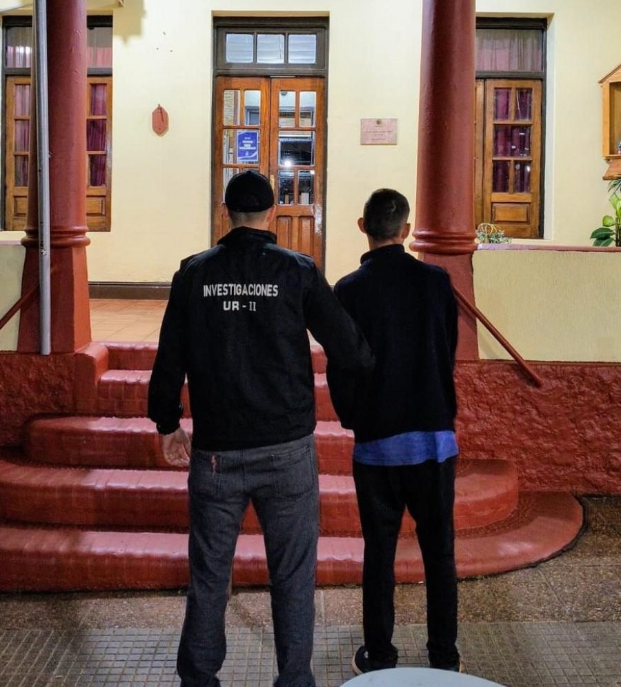 Robaron una placa de una Facultad en la ciudad de Oberá y quedaron captados por las cámaras, uno ya fue detenido