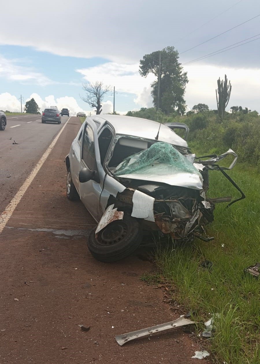 Choque frontal sobre la Ruta Nacional Nº 12, en jurisdicción en la localidad misionera de Puerto Leoni dejó una víctima fatal