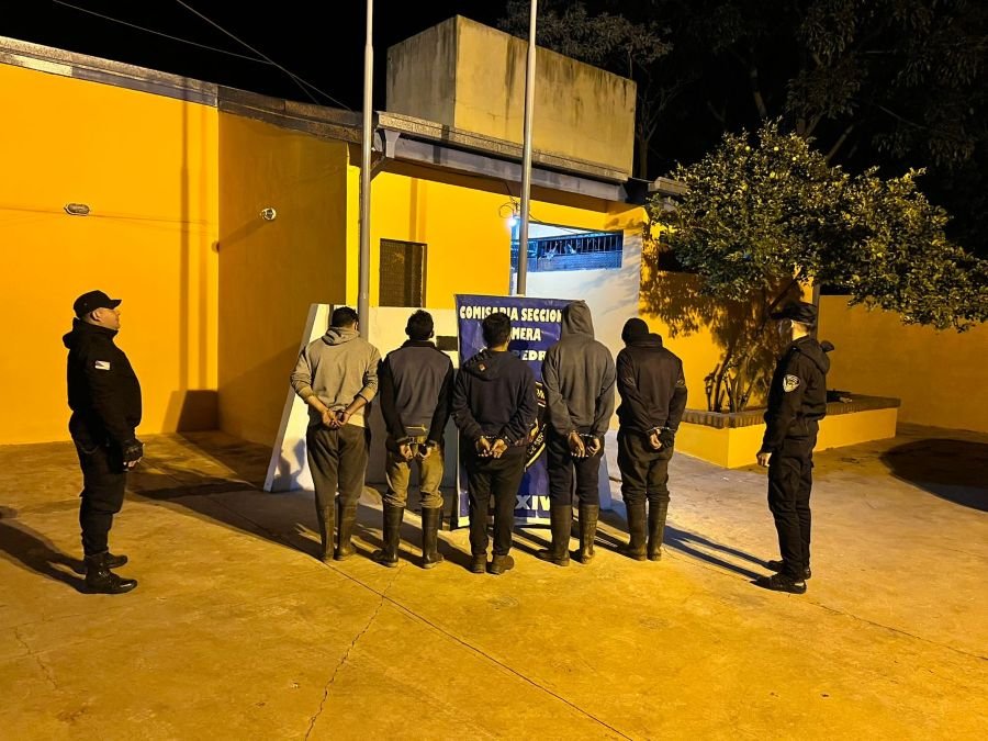 Misiones: Detuvieron a cinco cazadores furtivos armados dentro de un predio forestal, secuestraron escopetas y municiones