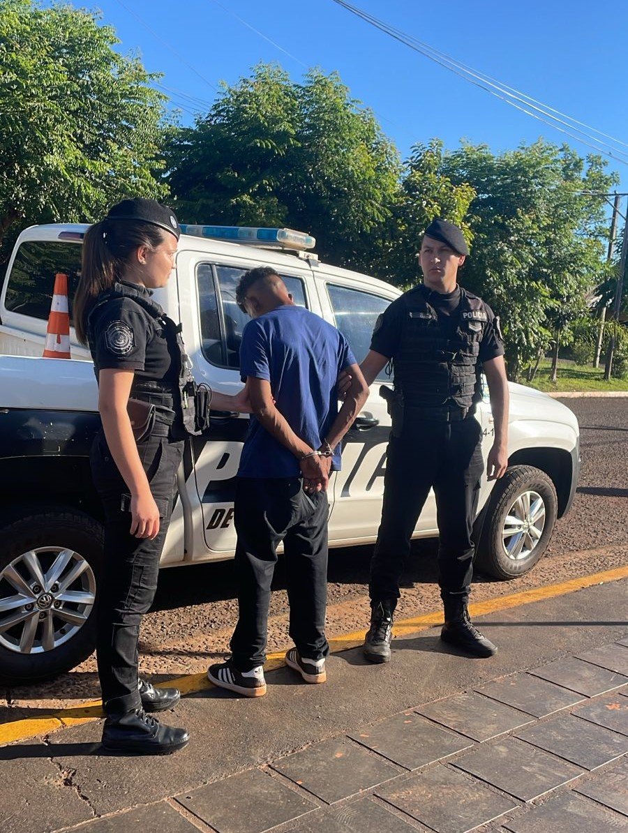 Apóstoles: Operativo cerrojo y cámaras de seguridad, logran detener a un invididuo por el robo de un automóvil