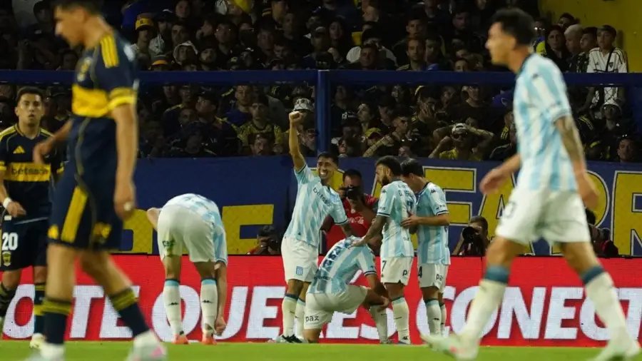 En la Bombonera, Racing Club le ganó 1 a 0 a Boca Juniors y avanzó a la final del Torneo Clausura