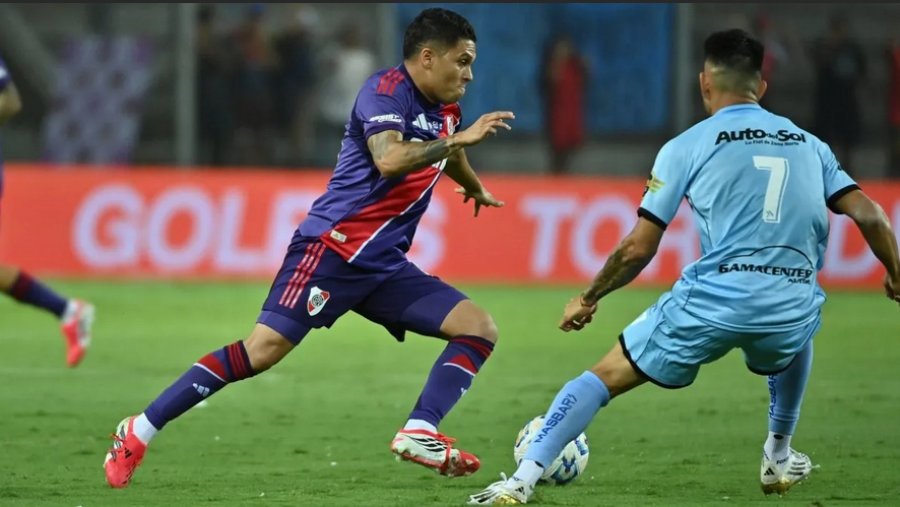 En San Luis: Con un gol de penal sobre la hora, River Plate se salvó del papelón ante Ciudad de Bolívar por la Copa Argentina