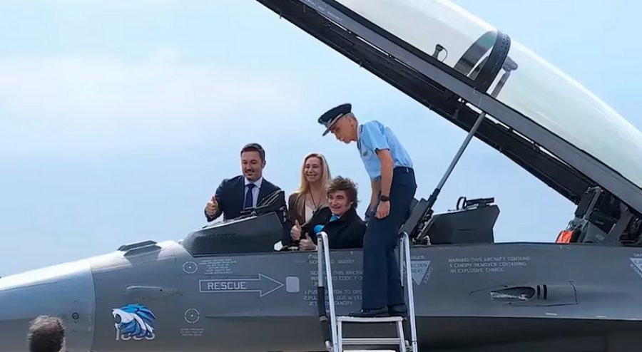 El Presidente Javier Milei resaltó la llegada de los aviones F-16 a la Argentina: “Es un día histórico para el país”
