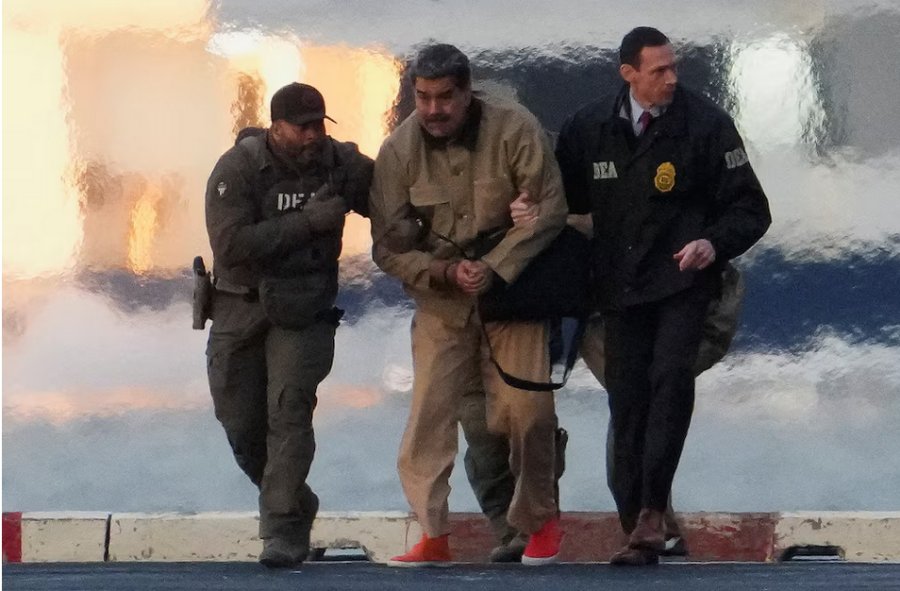 Estados Unidos: Nicolás Maduro llegó al Tribunal Federal en la ciudad de Nueva York para su primera comparecencia