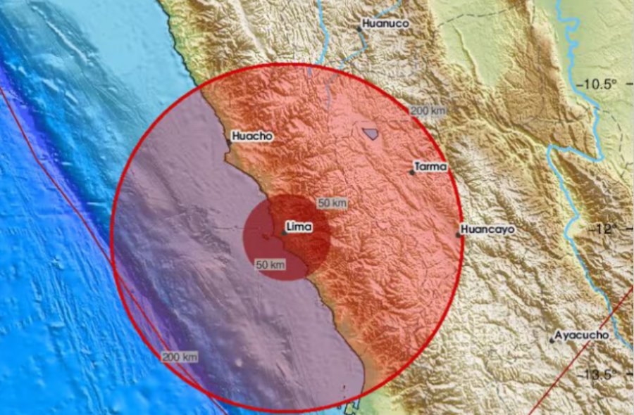 Un sismo de magnitud 6.0 sacudió a Perú en la noche del día sábado, el epicentro fue frente a la costa de Chimbote, donde se sintió con intensidad, así como también en Lima