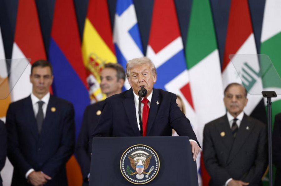 El Presidente de Estados Unidos encabezó la firma del acuerdo con Egipto, Qatar y Turquía para poner fin a la guerra en Gaza: “Tenemos paz”