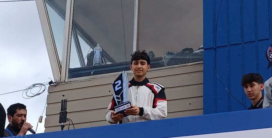 Misionero de Karting en Pista: El apostoleño Uriel Husulak fue P2 y sumó un nuevo podio en la Categoría Junior 150cc
