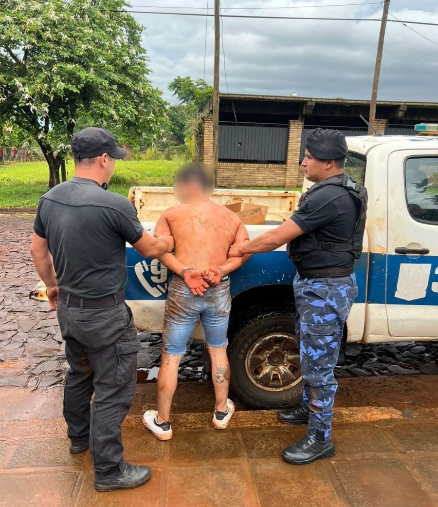 Navidad pasada de copas: Se emborrachó, amenazó a su familia y destrozó la casa en la ciudad de  Apóstoles