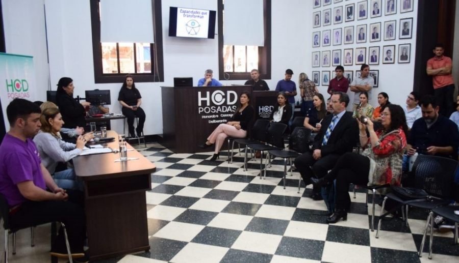 Equidad y participación ciudadana en el HCD de Posadas: Se presentó el Parlamento de Personas con Discapacidad