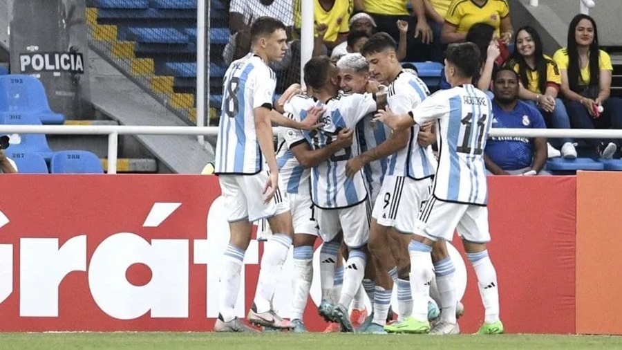 La Selección Argentina le ganó a Perú y recibió una mano de Brasil en el Sudamericano Sub-20