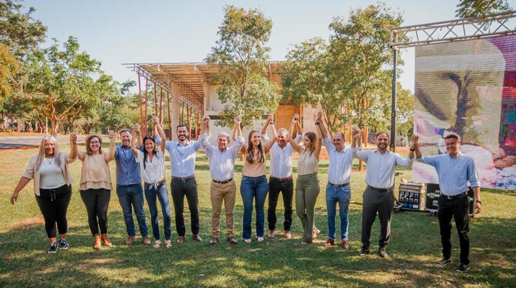 Posadas: En el Parque de la Ciudad, Stelatto presentó sus Candidatos a Concejales