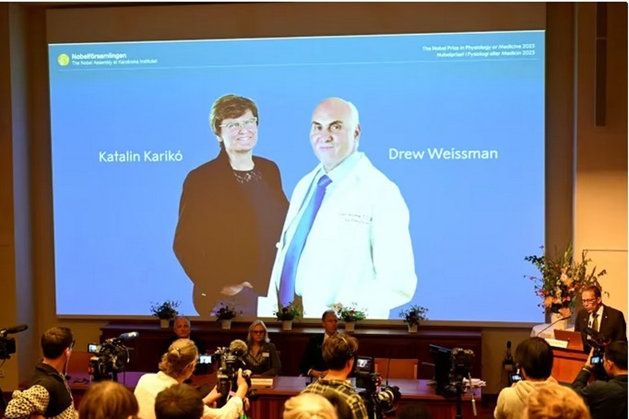 El premio Nobel de Medicina 2023 fue otorgado a científicos por su aporte a las vacunas ARN mensajero