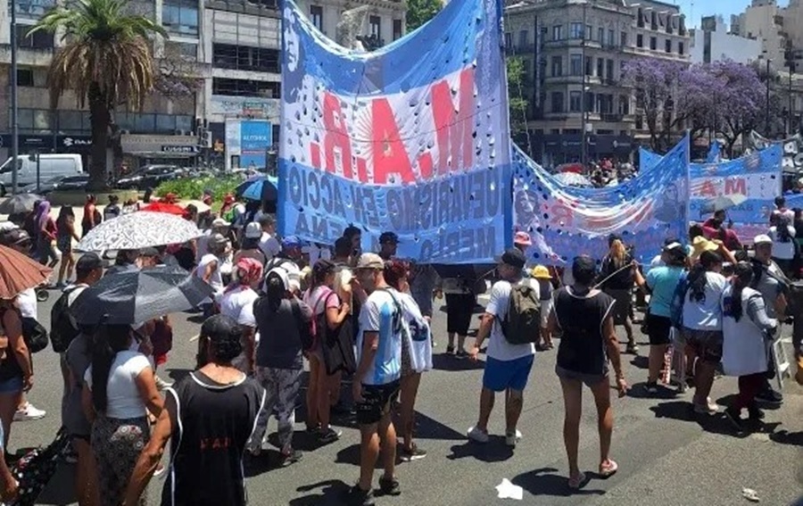 Tránsito: Este martes, caos en el centro porteño por una marcha de piqueteros de Izquierda