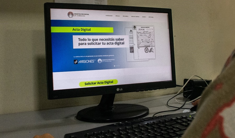 Misiones: El Registro Provincial de las Personas inició la fase de prueba para la solicitud, pago y emisión exclusivamente digital de actas