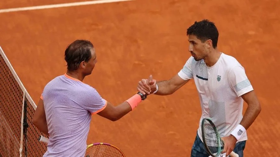 Tenis: Pedro Cachín no pudo ante Rafael Nadal y se despidió del Masters 1000 de Madrid