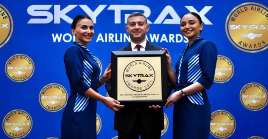 Azerbaijan Airlines galardonada una vez más con el título de “Mejor Aerolínea Regional de Asia Central y la CEI” en los World Airline Awards 2025