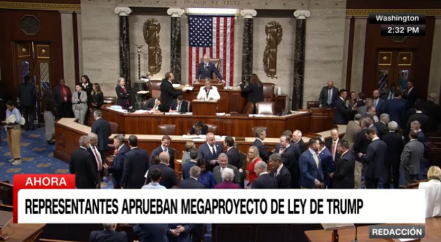 Estados Unidos: El Presidente Donald Trump logra su primera gran victoria Legislativa tras la aprobación del Congreso de su ambicioso Proyecto de Ley