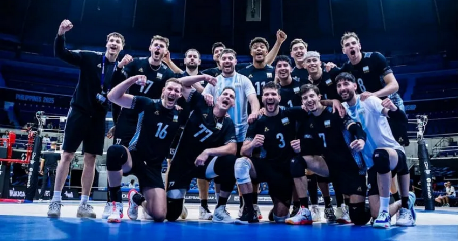 Argentina dio el batacazo y venció a Francia en el Mundial de vóley